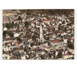 LOURDES: église du sacré-coeur vue aérienne 10x15 - très bon état