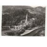 LOURDES: sanctuaires de profil avec la grotte et les piscines vue aérienne 10x15 - état