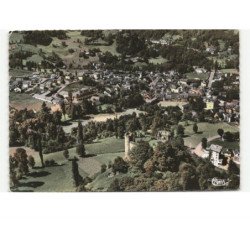 LUZ: au 1er plan, le vieux château vue aérienne 10x15 - très bon état