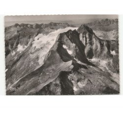 VIGNEMALE: pic, glacier d'oussoue vue aérienne 10x15 - très bon état