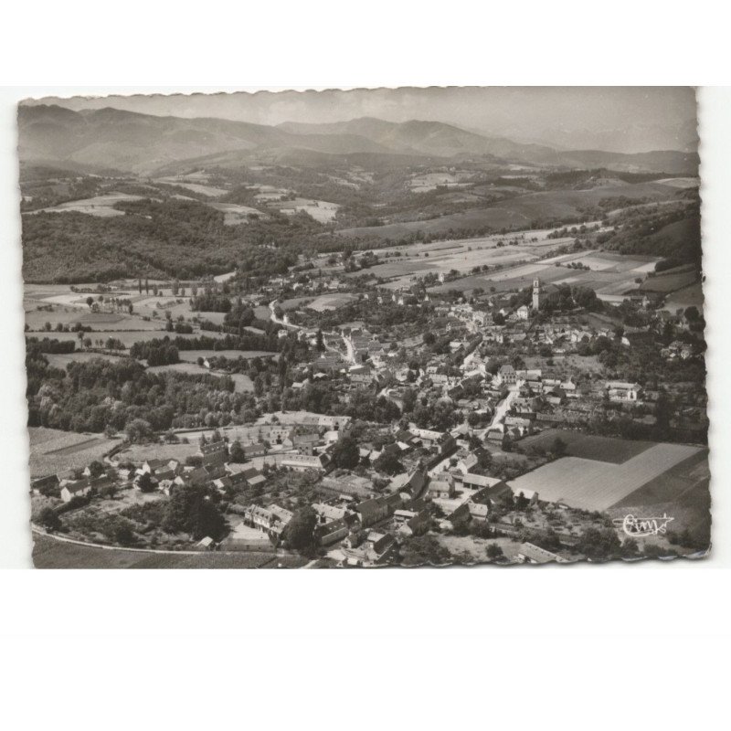 MONTGAILLARD: vue générale vue aérienne 10x15 - très bon état