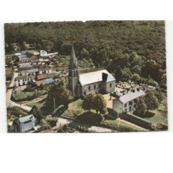 ORLEIX: quartier de l'église vue aérienne 10x15 - très bon état