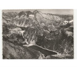 environs de SAINT-LARY: pic de neouvieille, lacs d'oredon cap de long vue aérienne 10x15 - très bon état