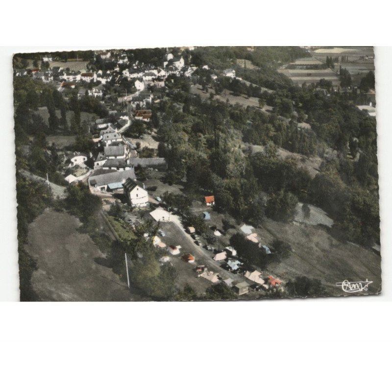 SAINT-SAVIN: des campings et la ville vue aérienne 10x15 - très bon état