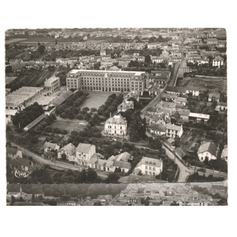 TARBES: école professionnelle Jean Dupuy vue aérienne 10x15 - très bon état