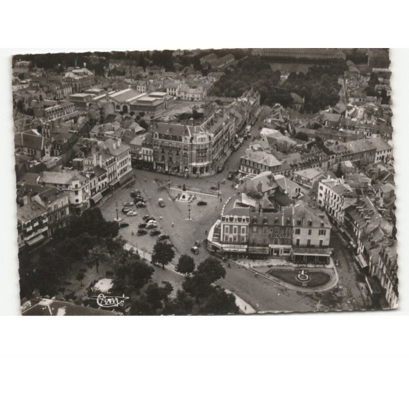 TARBES: la place de verdun vue aérienne 10x15 - état
