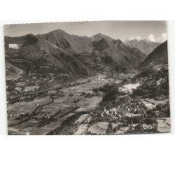 SAINT-SAVIN: la vallée et la chaîne des pyrénées vue aérienne 10x15 - très bon état