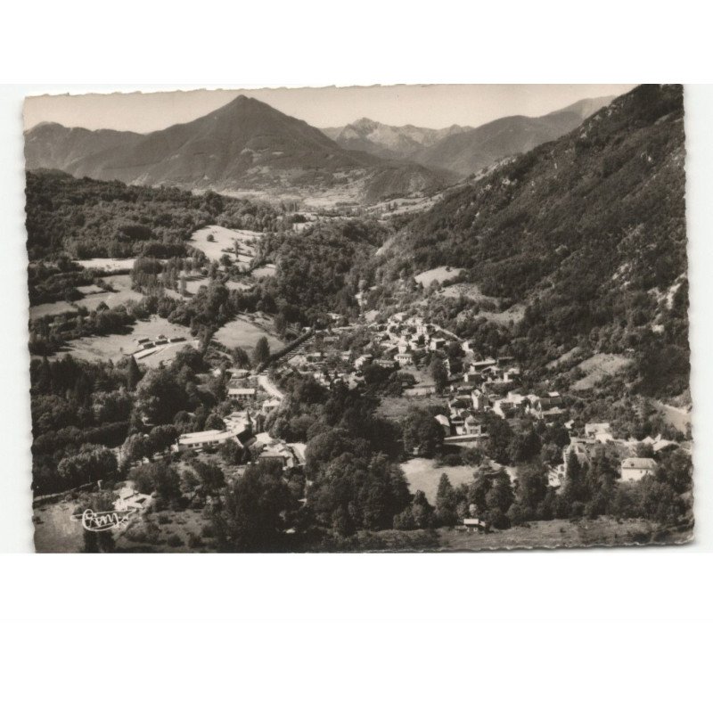 SIRADAN: le mont las et montagnes de la barousse vue aérienne 10x15 - très bon état