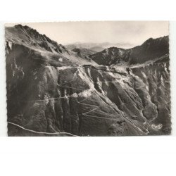 TOURMALET: col du tourmalet, versant de barèges vue aérienne 10x15 - très bon état