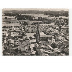 TRIE-sur-BAISE: le centre de la ville vue aérienne 10x15 - très bon état