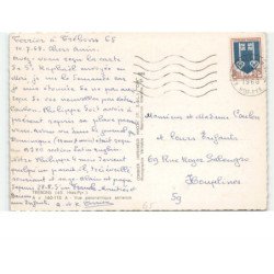 TREBONS: vue panoramique vue aérienne 10x15 - très bon état