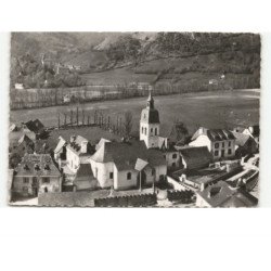 ARRENS: l'église vue aérienne 10x15 - très bon état