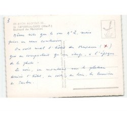 CAPVERN-les-BAINS: boulevard des marronniers vue aérienne 10x15 - très bon état