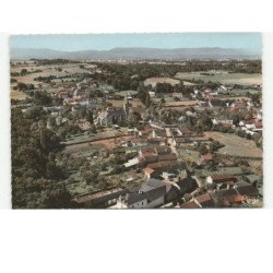ORLEIX: au fond, la ville de tarbes et la chaîne des pyrénées vue aérienne 10x15 - très bon état