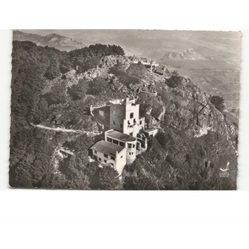 LE PIBESTE: gare supérieure sentier vers la forêt, le sommet vue aérienne 10x15 - très bon état