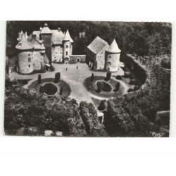 ORCIVAL: château de cordès vue aérienne 10x15 - très bon état