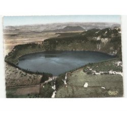 PAVIN: le lac pavin vue aérienne 10x15 - très bon état