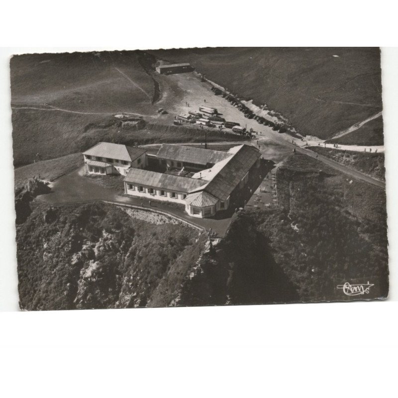 LE PUY-de-DOME: restaurant et la plate-forme vue aérienne 10x15 - très bon état