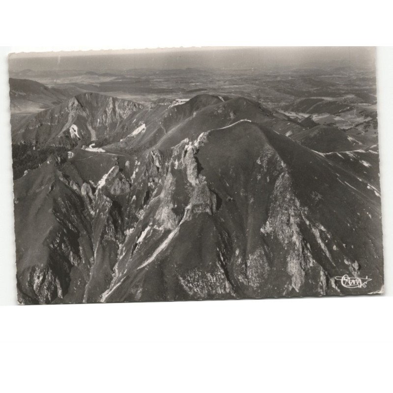LE PUY-de-SANCY: vue du sommet du sancy vue aérienne 10x15 - très bon état