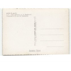 RIOM: le boulevard clementel et le rue rue du commerce vue aérienne 10x15 - très bon état