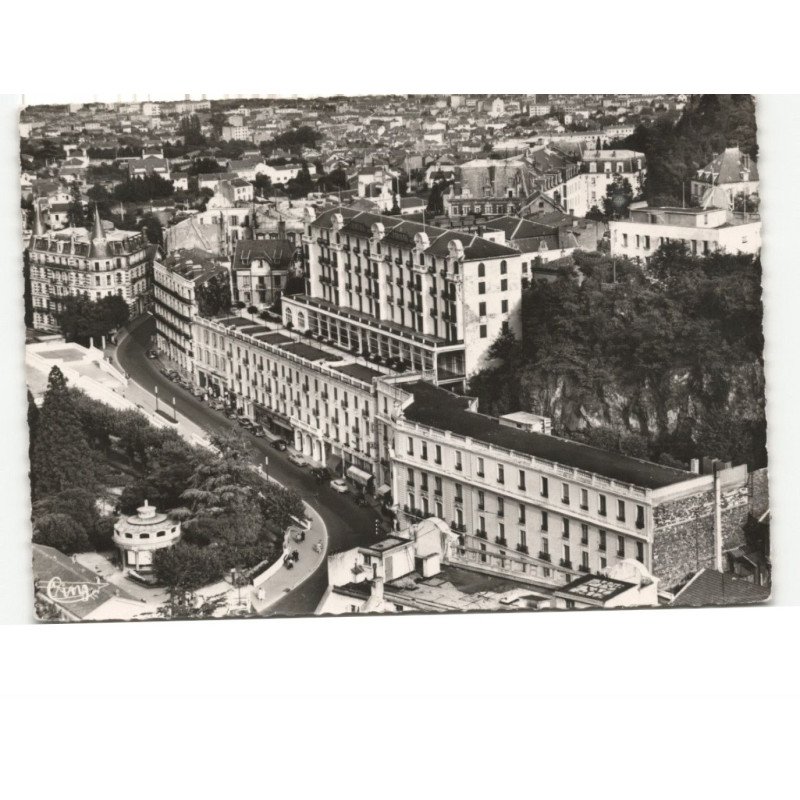 ROYAT: les grands hôtels et le boulevard vaquez vue aérienne 10x15 - très bon état