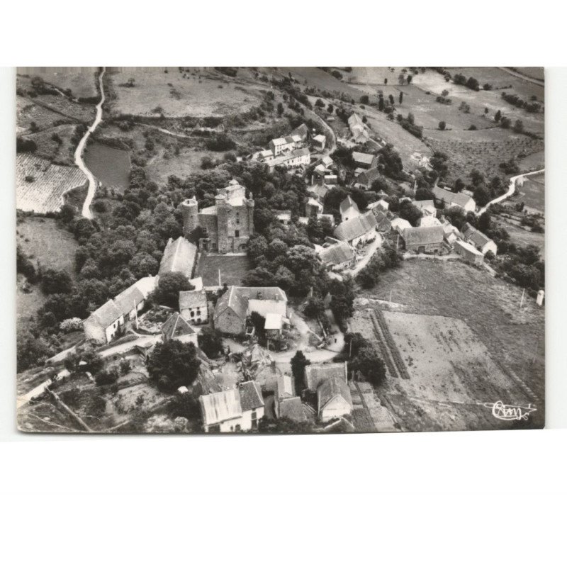 SAINT-DIERY: château vue aérienne 10x15 - état