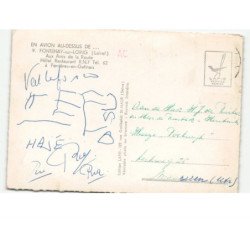 FONTENAY-sur-LOING: aux amis de la route hôtel restaurant vue aérienne 10x15 - très bon état