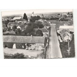 CRAVANT: route de beaugency, et vue générale vue aérienne 10x15 - très bon état
