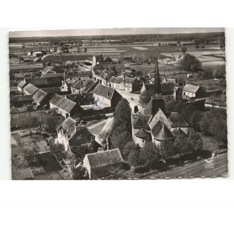 INGRANNES: le bourg vue aérienne 10x15 - très bon état