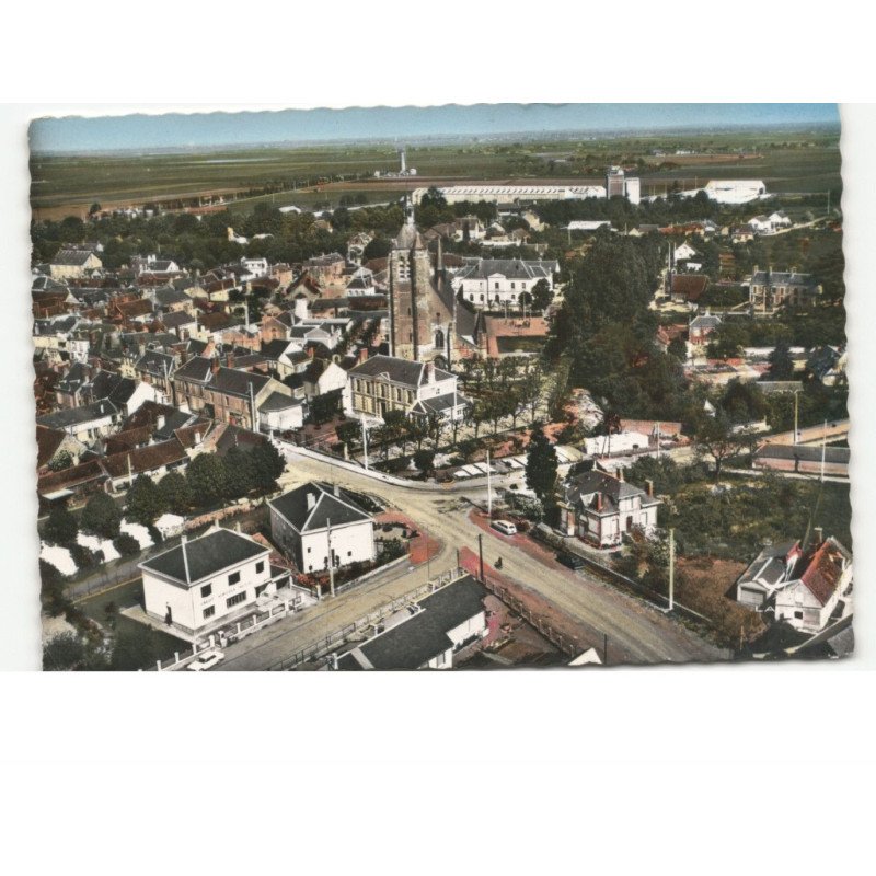 NEUVILLE-aux-BOIS: vue générale vue aérienne 10x15 - très bon état