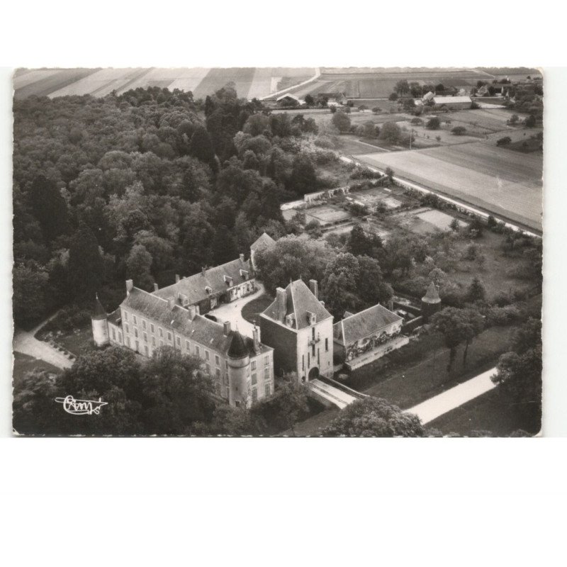 BATILLY-en-GATINAIS: château de saint-michel vue aérienne 10x15 - très bon état