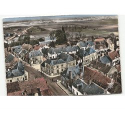 TIGY: le bourg vue aérienne 10x15 - très bon état