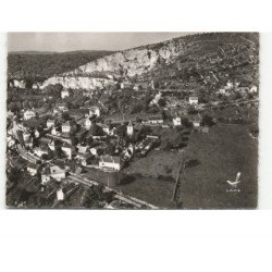 SAULIAC-sur-CELE: vue générale vue aérienne 10x15 - très bon état