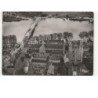 BEAUGENCY: tour césar l'abbaye et le pont sur la loire vue aérienne 10x15 - très bon état