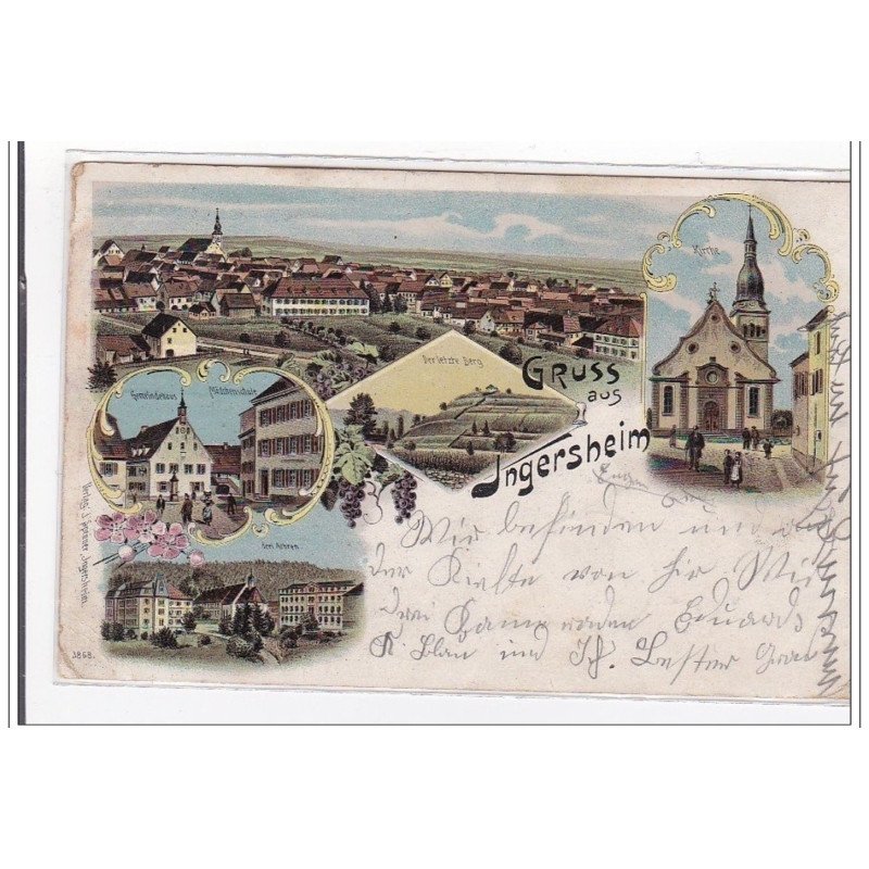 JNGERSHEIM : gruss jngersheim - tres bon etat