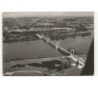 BONNY-sur-LOIRE: le pont sur la loire, vue sur la ville neuve vue aérienne 10x15 - très bon état