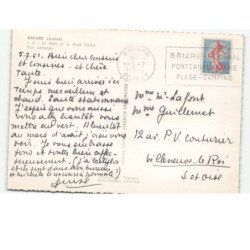 BRIARE: le port et le pont canal vue aérienne 10x15 - très bon état