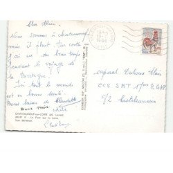 CHATEAUNEUF-sur-LOIRE: le pont sur la loire vue aérienne 10x15 - très bon état