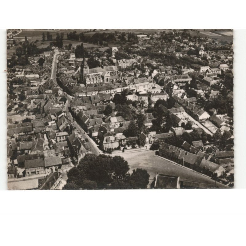 LORRIS: vue générale vue aérienne 10x15 - très bon état