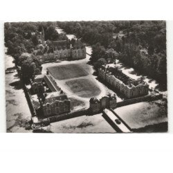 LA FERTE-SAINT-AUBIN: château (côté ouest) vue aérienne 10x15 - très bon état