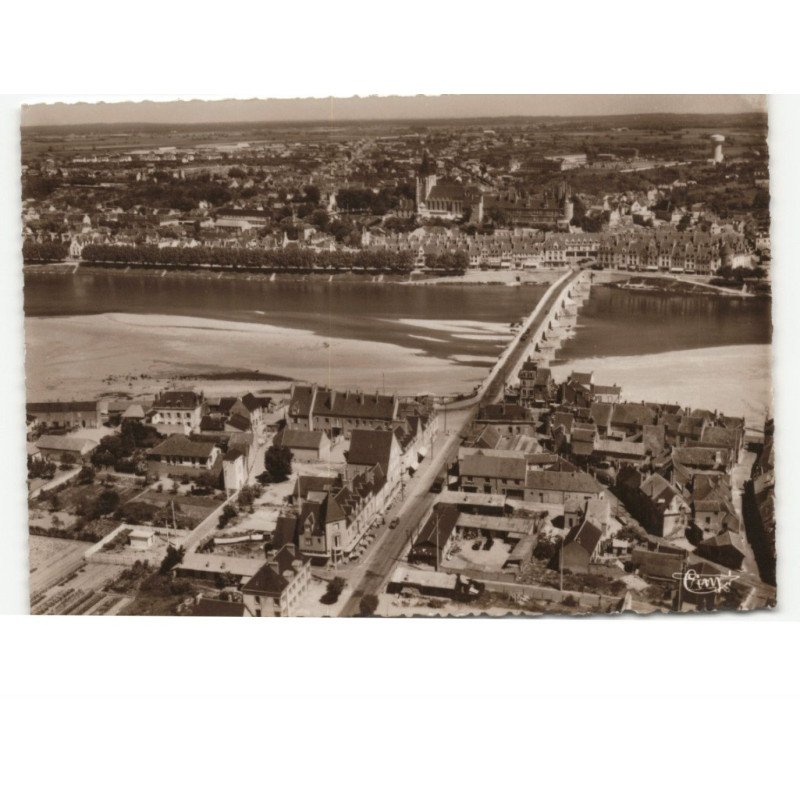GIEN: vue générale vue aérienne 10x15 - très bon état