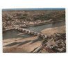 GIEN: le pont et la loire vue aérienne 10x15 - très bon état