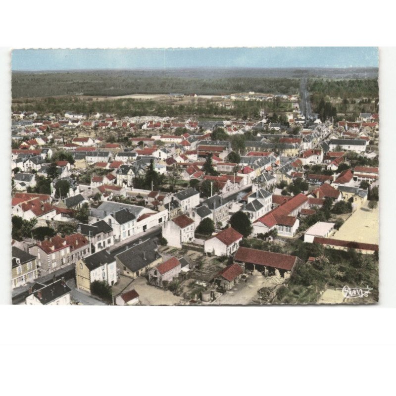 LA FERTE-SAINT-AUBIN: vue panoramique vue aérienne 10x15 - très bon état