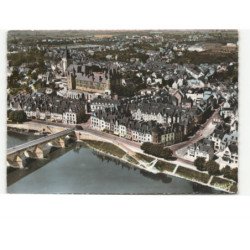 GIEN: vue générale, le château vue aérienne 10x15 - état