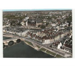 GIEN: vue générale vue aérienne 10x15 - très bon état