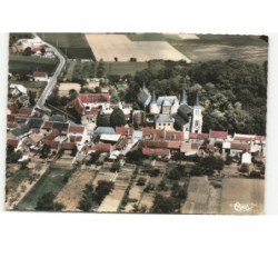 HUISSEAU-sur-MAUVES: vue générale vue aérienne 10x15 - très bon état