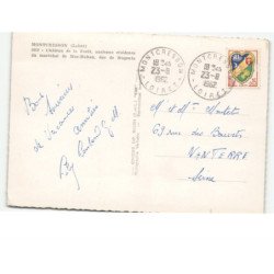 MONTCRESSON: château de la forêt, ancienne résidence du maréchal de mac-mahon vue aérienne 10x15 - très bon état