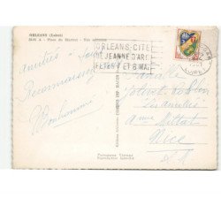 ORLEANS: place du lartroi vue aérienne 10x15 - très bon état
