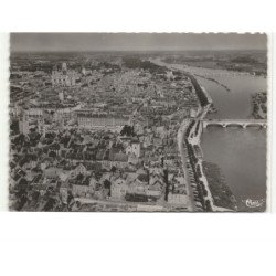 ORLEANS: le pont george V et le pont de vierzon vue aérienne 10x15 - très bon état