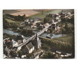 MONTBOUY: le centre vue aérienne 10x15 - très bon état